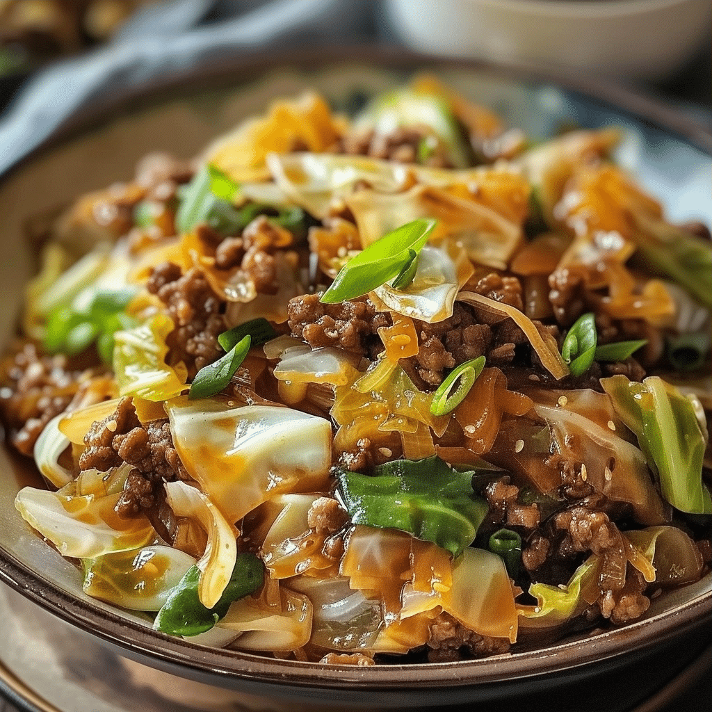 Home Page 36 Mongolian Cabbage with Ground Beef: A Quick Dinner