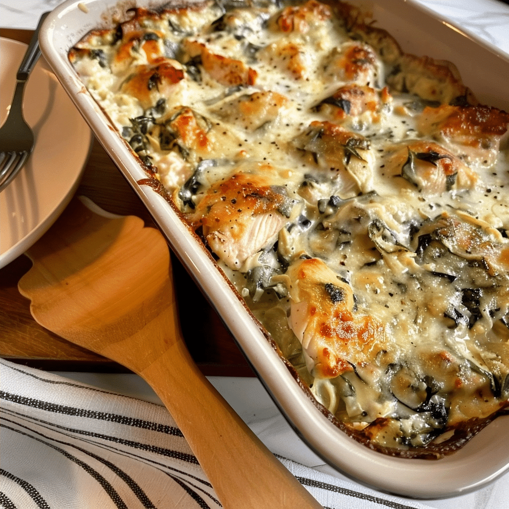 Spinach Artichoke Chicken Bake (Casserole) 5 image 1784973959109