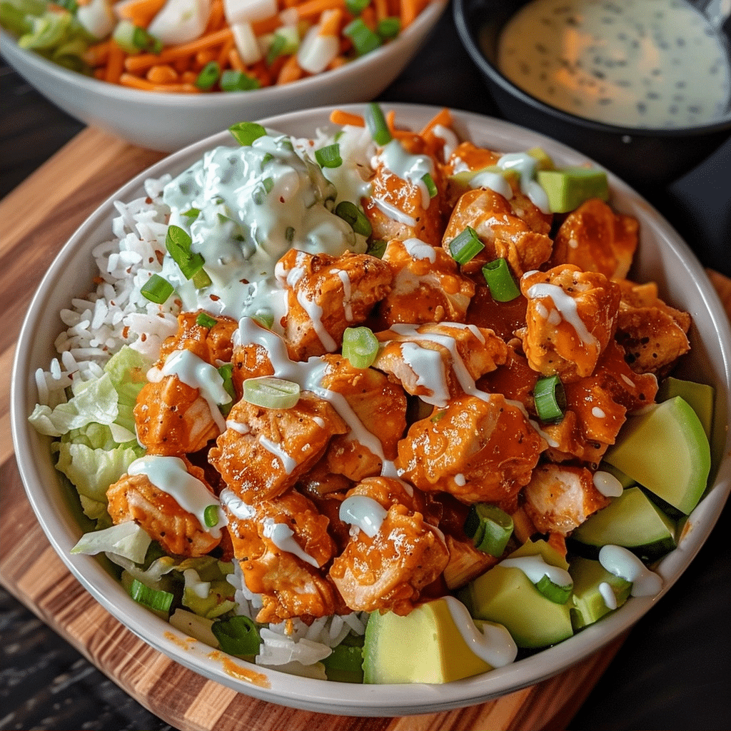 Buffalo Chicken Bowls: Easy Healthy Meal Prep