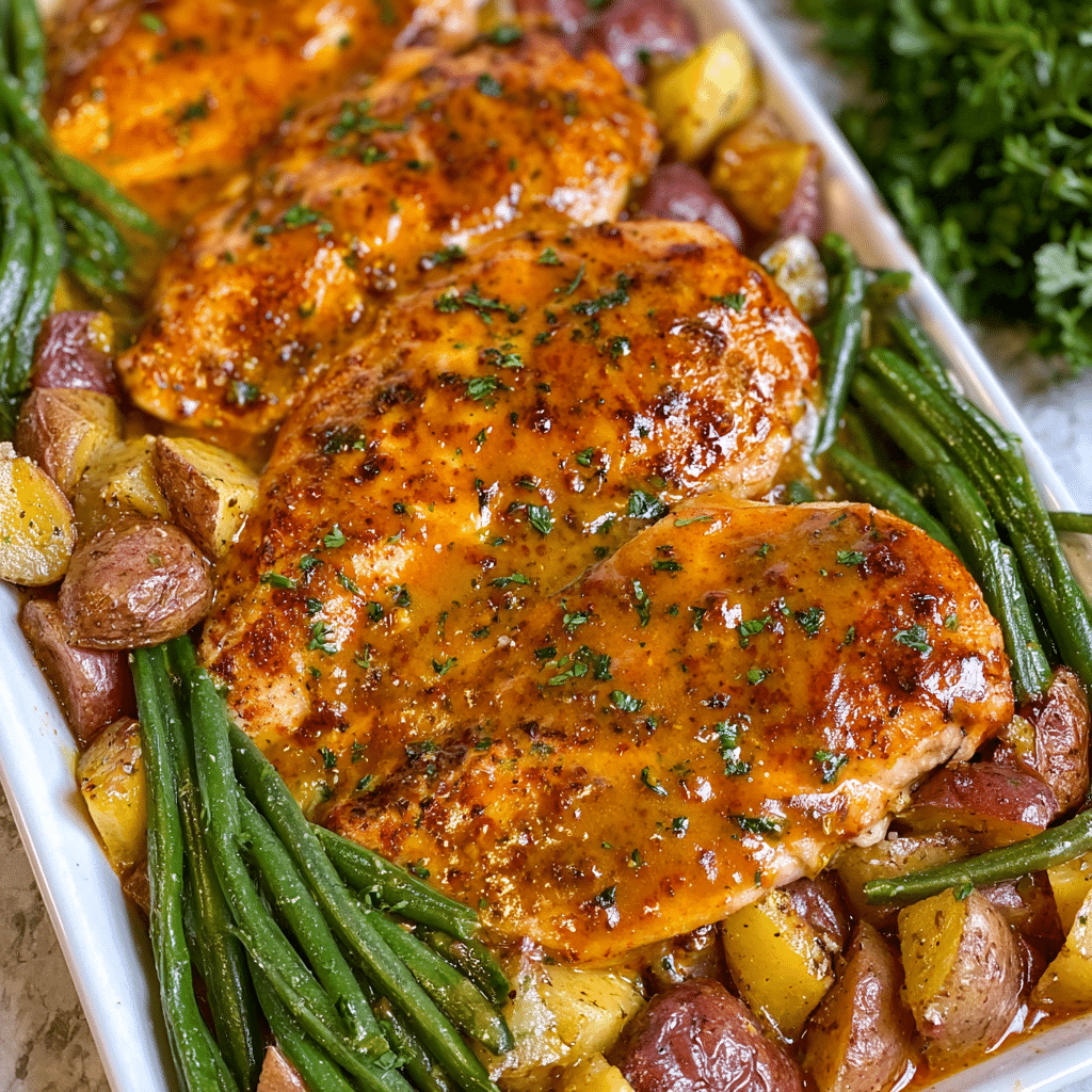 Home Page 14 Sheet Pan Honey Mustard Chicken