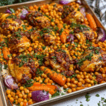 Harissa Sheet Pan Chicken and Veggies