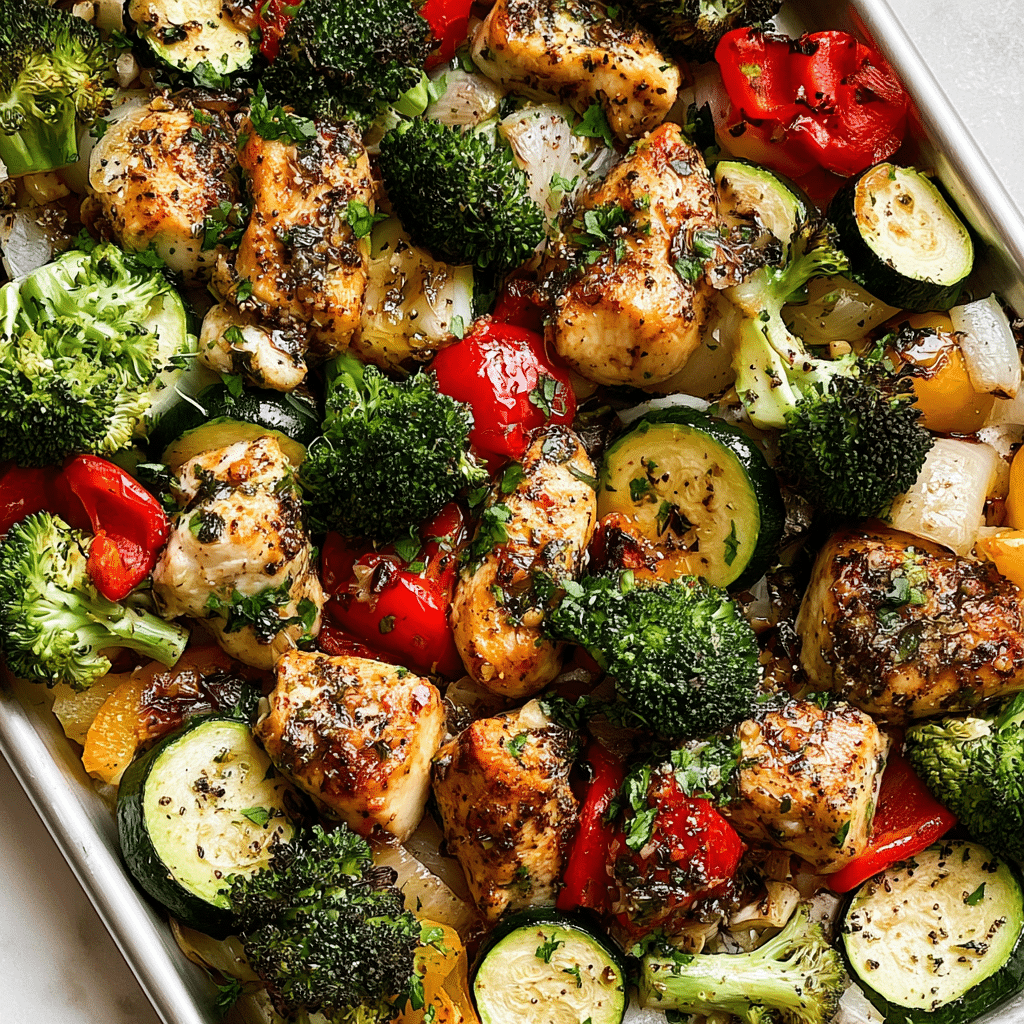 Home Page 8 Italian Sheet Pan Chicken Breast