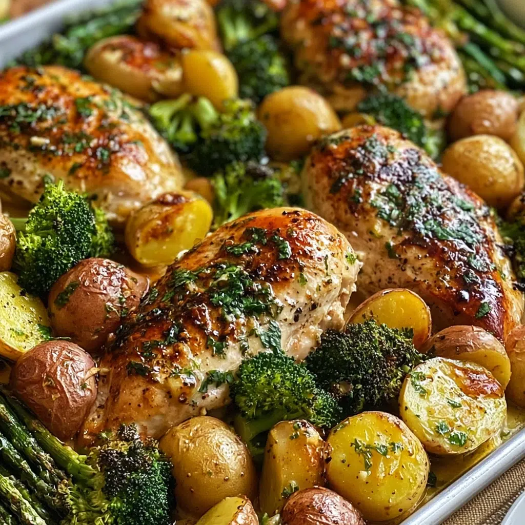 Home Page 23 Sheet Pan Garlic Butter Chicken and Veggies