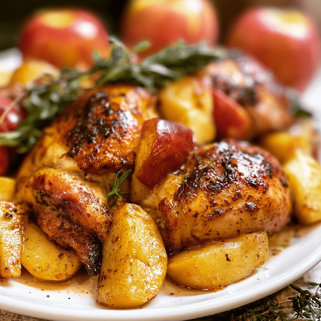 Sheet Pan Apple Chicken 6 Sheet Pan Apple Chicken