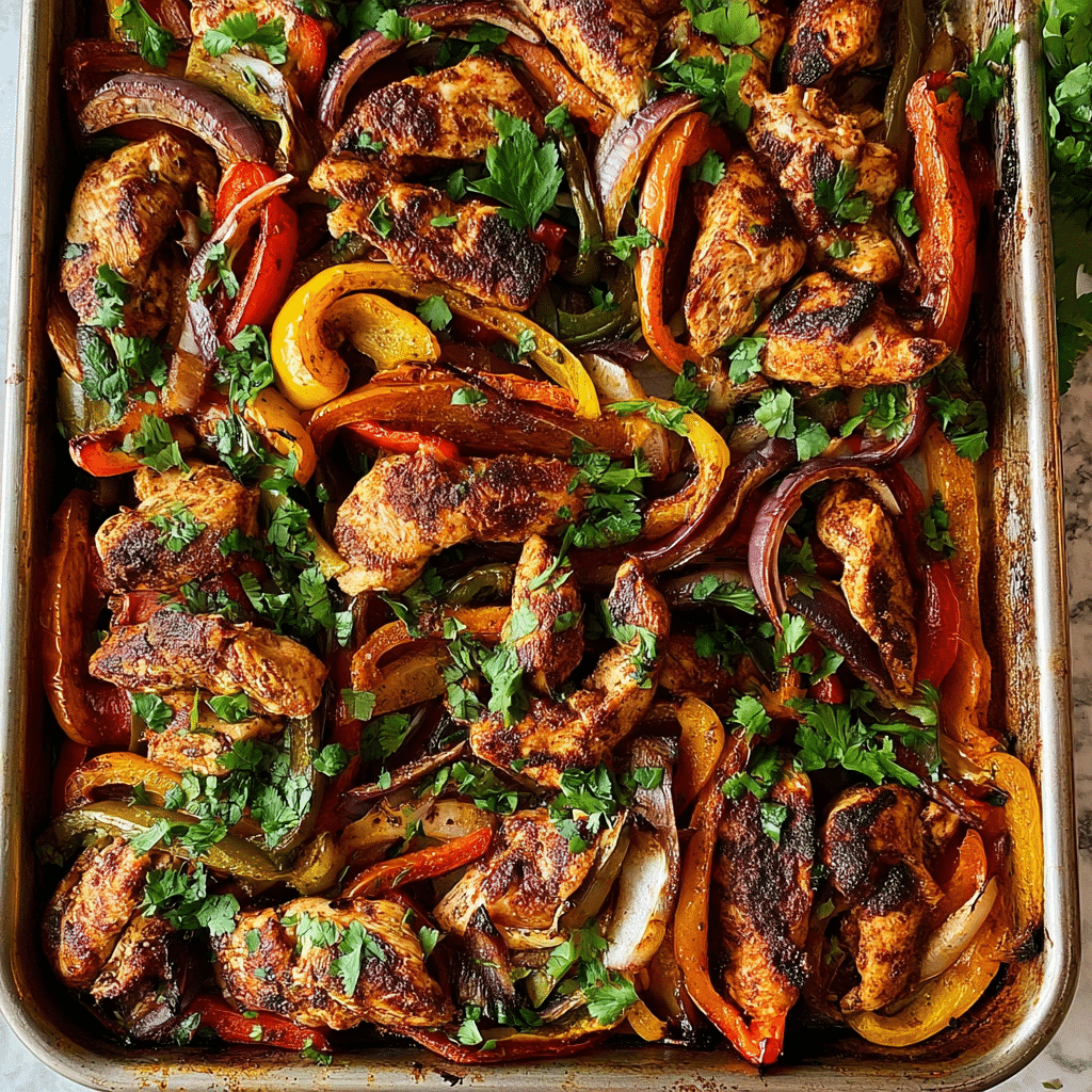 Home Page 16 Sheet Pan Chicken Fajitas
