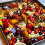 Sheet Pan Greek Chicken Traybake
